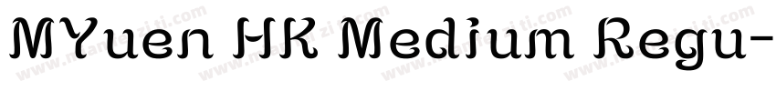 MYuen HK Medium Regu字体转换